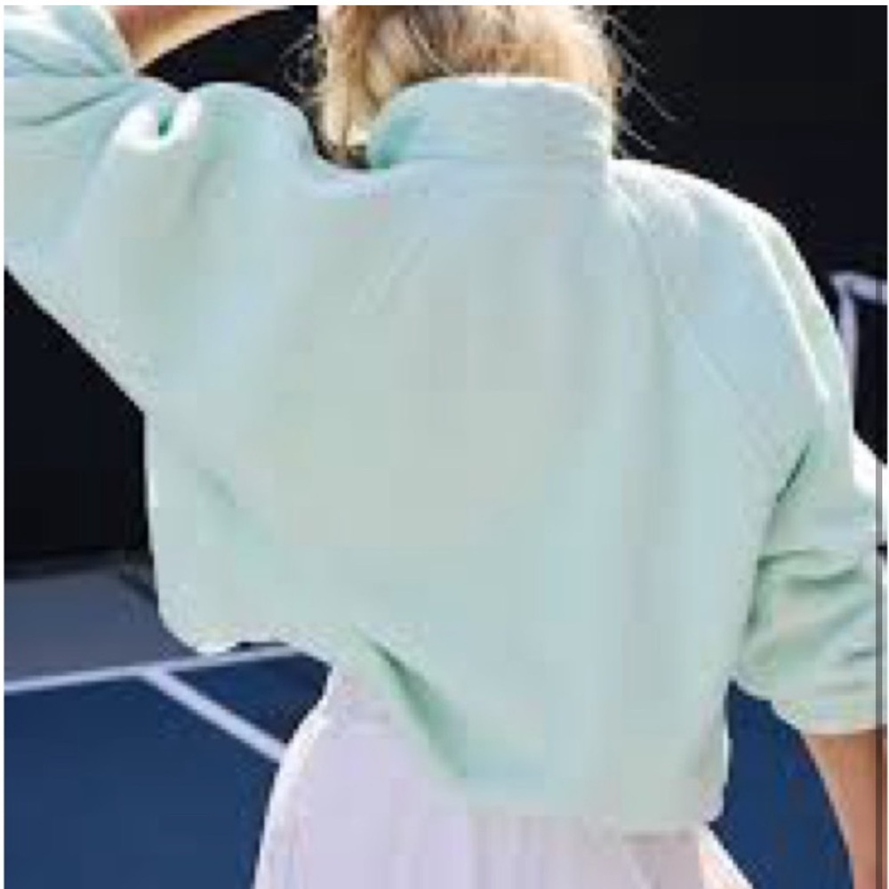 Free People FP Movement Hit The Slopes Fleece Jacket $148 Pistachio Mint size - Picture 16 of 16